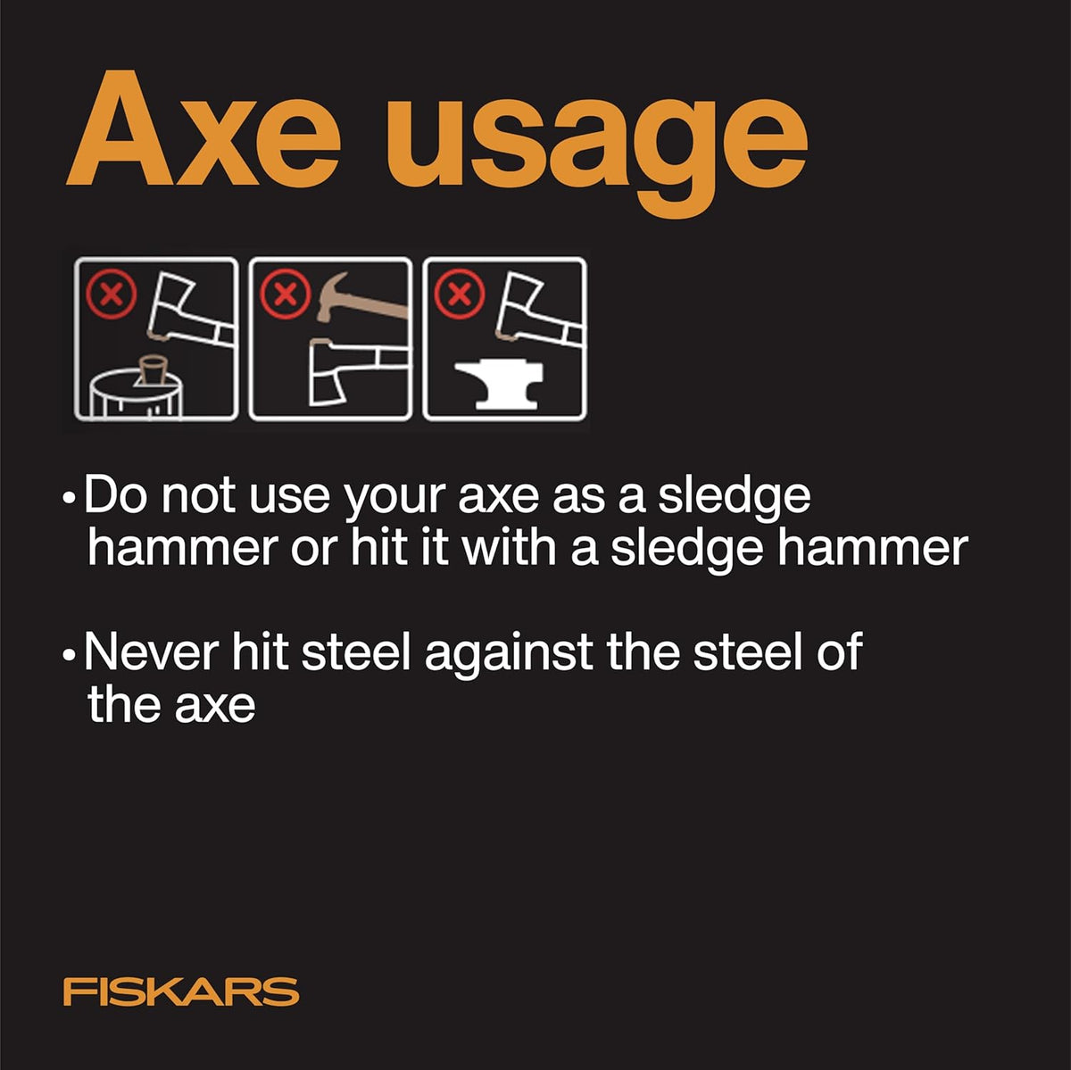 Fiskars X11 Splitting Axe Hatchet, 17" Tree Branch Cutter and Wood Axe for Small Logs with Shock-Absorbing Handle