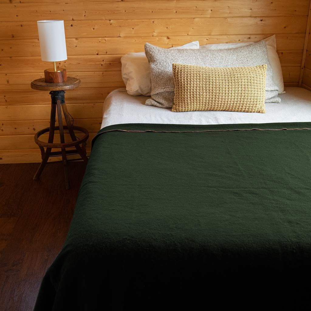 Arcturus Military Wool Blanket - Warm, Thick, Washable - Great for Outdoors, Camping, Stadium Blanket, Picnics, Travel - Car & Bushcraft Survival Kits