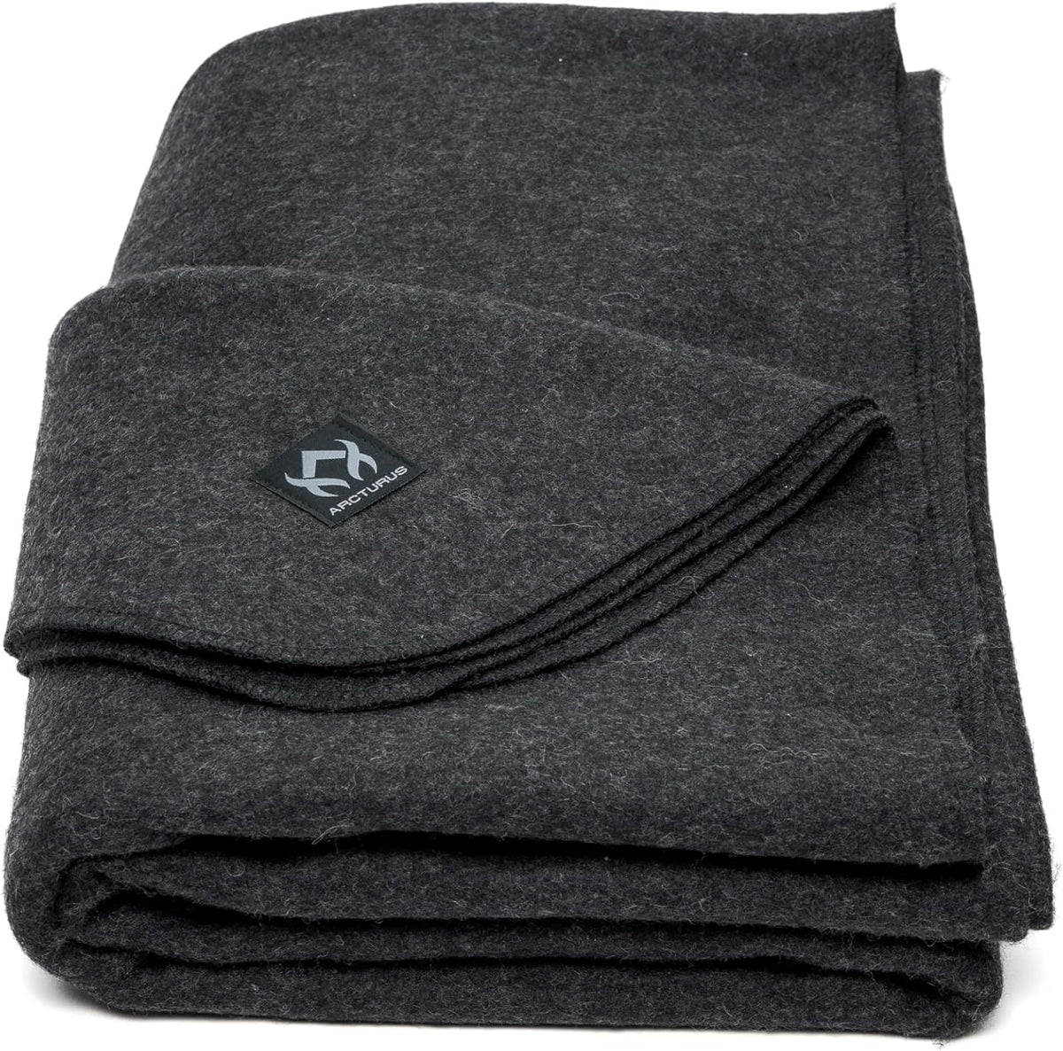 Arcturus Military Wool Blanket - Warm, Thick, Washable - Great for Outdoors, Camping, Stadium Blanket, Picnics, Travel - Car & Bushcraft Survival Kits