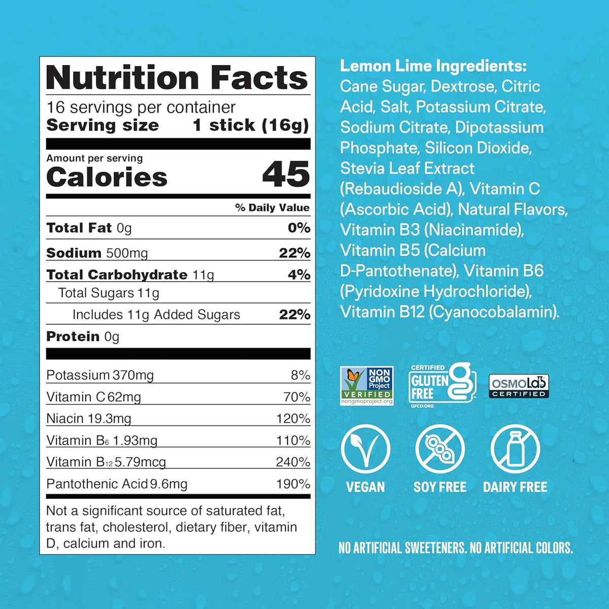 Liquid I.V.® Hydration Multiplier - Popsicle Firecracker | Electrolyte Powder Drink Mix | 1 Pack (16 Servings)