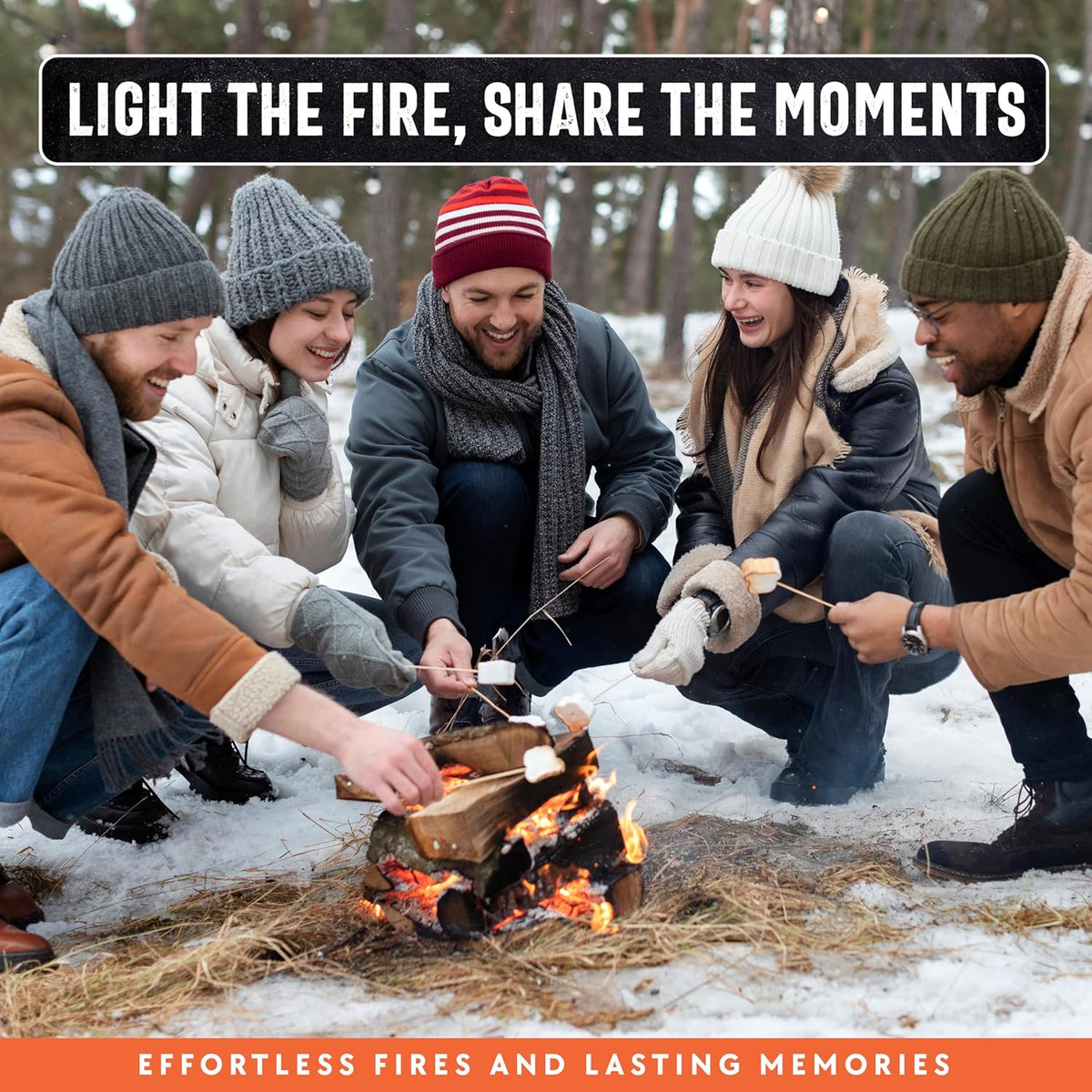 2Lb Fatwood Fire Starter Sticks | 100% Natural Fire Starters for Campfires, Firepit, Wood Stoves, Fireplaces, BBQ | Start a Fire W/Just 2 Sticks | Camping Essentials by Billy Buckskin (2Lb Bag)