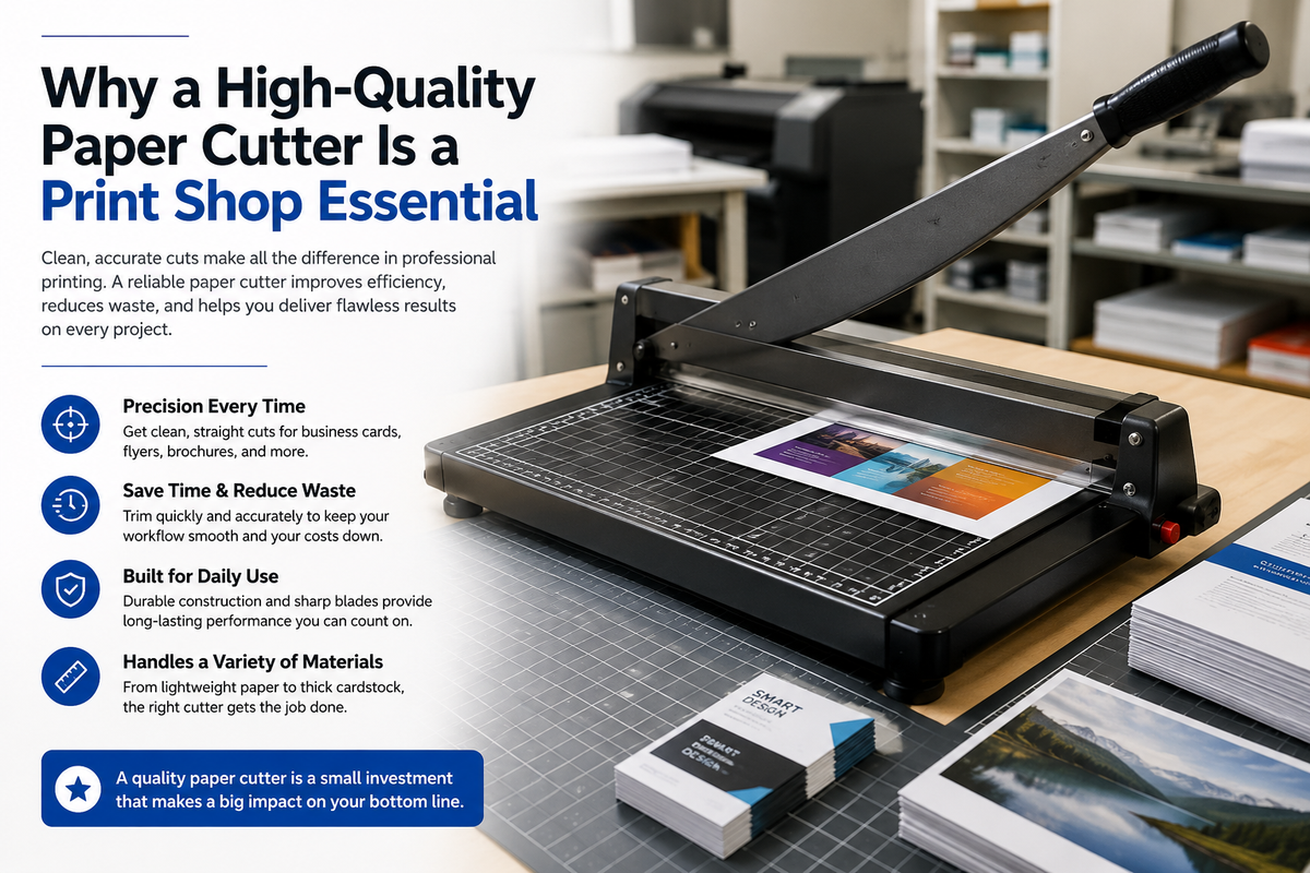 Why a High-Quality Paper Cutter Is a Print Shop Essential