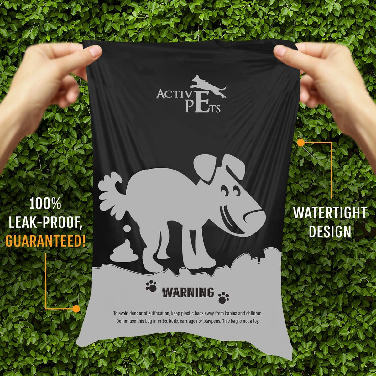 Active Pets Extra Thick Lavender-Scented Dog Waste Bags - Leak-Proof & Easy-Tear for Eco-Friendly Poop Disposal