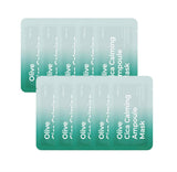 freemay Olive Cica Ampoule Mask 27ml (0.91 fl oz) × 10 Sheets