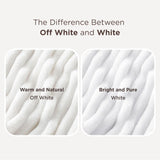Bedsure Gentlesoft White Throw Blanket for Couch - Mothers Gifts Day Birthday Gifts for Women Mom Her, Soft Cozy Fleece Summer Throw Blanket for Girl, Room Home Bedroom Decor, off White, 50X60 Inches