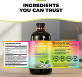 Serene Herbs Soursop Bitters Liquid with Soursop Leaves for Gut Cleanse, Detox & Immune Boost with Black Seed, Moringa, Irish Moss, Ashwaganda, Turmeric, 16 Fl Oz (Pack of 1), Mango