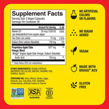 Bragg Organic Apple Cider Vinegar Capsules with Vitamin D and Zinc - 90 Count - Supports Immune System