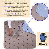Washable Puppy Pads - Reusable, Super Absorbing, Waterproof, Large Dog Pee Pad for Dog Bed Mat